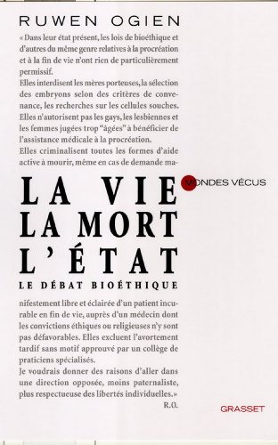 La vie, la mort, l'Etat (essai français) (French Edition)