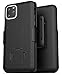 Encased iPhone 11 Pro Max Belt Clip Case (2019 DuraClip) Ultra Slim Cover with Holster (Black)