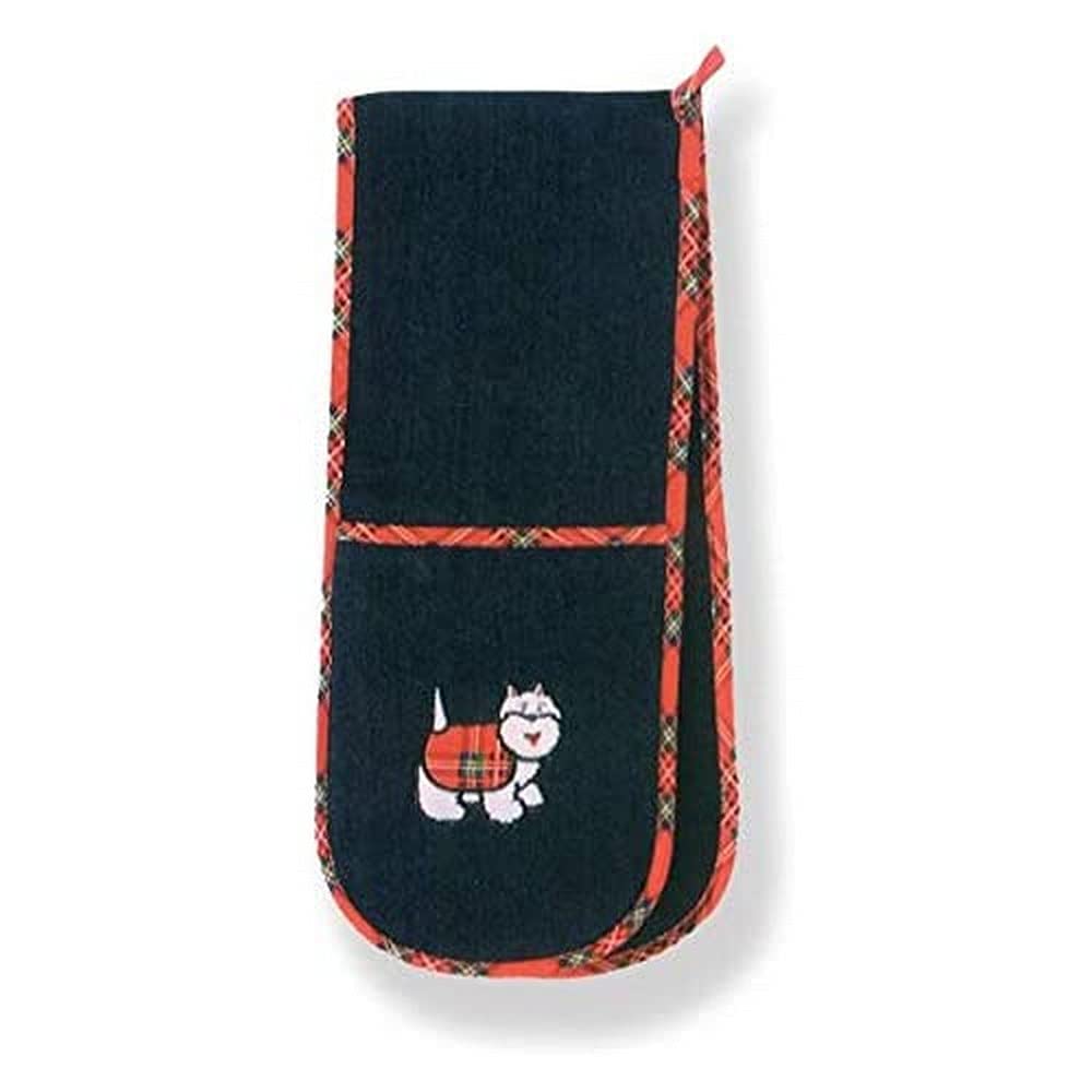 D&C Tartan Terrier Double Oven Glove