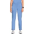 Infinity Cherokee Women's Scrub Pant Mid Rise Tapered Leg Pull-on Bottom with Moisture Wicking & 360° Stretch Fabric CK065A