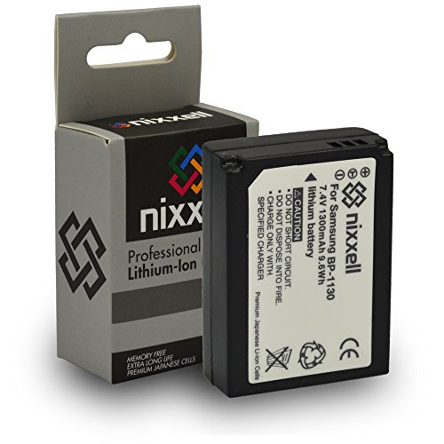 Nixxell Battery for Samsung BP1030, BP1130,BC-3NX01, ED-BP1030 and NX200, NX210, NX300,NX500, NX1000, NX1100, NX2000 Digital SLR Camera (Fully Decoded) Nixxell Battery for Samsung BP1030, BP1130,BC-3NX01, ED-BP1030 and NX200, NX210, NX300,NX500, NX1000, NX1100, NX2000 Digital SLR Camera (Fully Decoded)