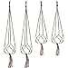 EBOOT 4 Pieces Plant Hanger Flower Pot Plant Holder with Key Ring for Indoor Outdoor Decorations, 2 Pieces 41.3 Inches and 2 Pieces 35 Inches, 4 Legs