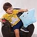 WEWILL 13'' Creative Twinkle Star Glowing LED Night Light Plush Pillows Stuffed Animals Toys Birthday Christmas Holiday Valentines Gifts for Toddlers Girls(Blue)