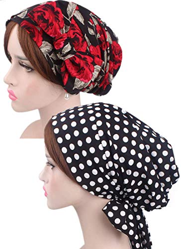 Turban Head Scarf For Women Pack Cotton Fashion Bowknot