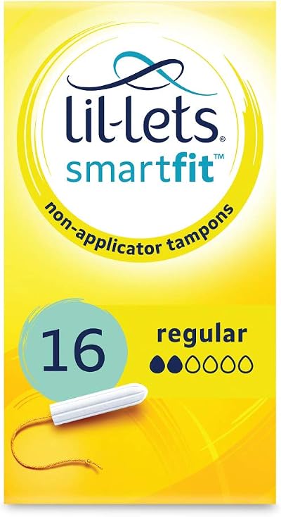 Lil-Lets Regular Tampons Brand New Pack Absorbent Core Viscose