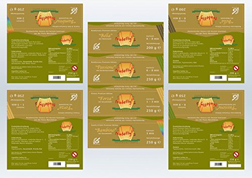 Nudellys-Quattro-Forza-glutenfreie-Pasta-im-4er-Pack-Sesammehl-Eier-Nudeln-mit-Tapioka-Strke-als-Fusilli-low-carb-paleo-clean-sojafrei