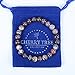Cherry Tree Collection Natural Semi Precious Gemstone Beaded Stretch Bracelet 8mm Round Beads 7