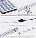 Ruicaikun 5M 16.4ft SMD5050 300LEDs Waterproof Color Changing RGB LED Light Strip with 12V 5A Power Adapter and 44 Key IR Remote Control
