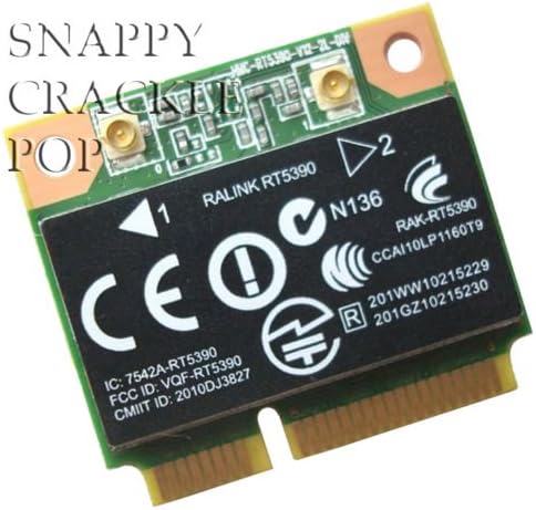 RALINK RT5390 HP COMPAQ G62 CQ62 CQ56 CQ57 RT5390 Half Mini Pci-e WiFi Card SPS: 630703-001
