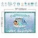 Mocsicka Mermaid Baby Shower Backdrop Under Sea Mermaid Photography Background 7x5ft Vinyl Little Mermaid Baby Shower Party Banner Backdrops
