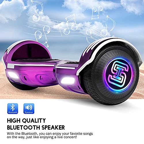 SISIGAD Hoverboard Self Balancing Scooter 6.5 TwoWheel Self Balancing