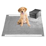 GOBUDDY Pet Training Puppy Pads with Odor Reducing Super Absorbent Activated Carbon for Cats and Dogs - Pack of 100