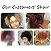 Emmet 2pcs/lot 100g Short Wave 8Inch Brazilian Kinky Curly Human Hair Extension, with Hair Care Ebook (1#)