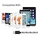 Hitobox 5 Pack 3 Feet Nylon Braided Lightning to USB Cable Apple Charger for iPhone iPad iPod