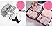 7Pcs Travel Bags Clothes Packing Cube Luggage Organizer with Shoes Bag (gray)