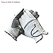 Men's Compression-Fit Stable-Grip Genuine Cabretta Leather Golf Glove, Super Soft, Flexible, Wear Resistant and Comfortable, White (L, Left Hand)