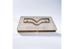 HPYTOOL Dumb-Bell Shape Dies Cutter for ASTM/ISO/JIS Standards for Rubber/Vulcanized/thermoplastic/Film Specimen Test utilizing Tensile Tear Stress Testing Machine ASTM D624-DIE-C