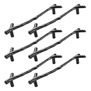 8 Piezas Manija Puerta - Vintage Rama de Cocina con Forma de Gabinete