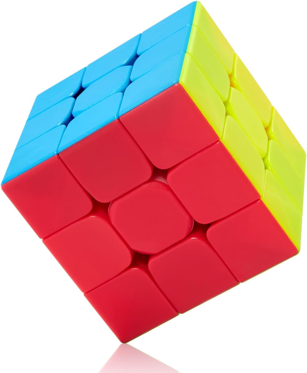 ROXENDA 3x3 Speed Cube Stickerless Frosted ABS Fast Turning Puzzle