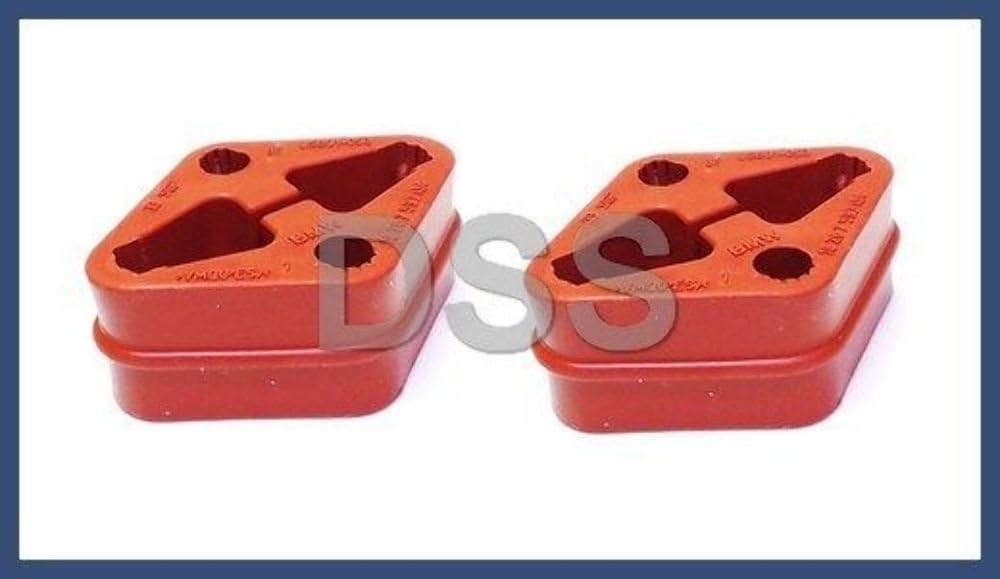 BMW e90 e91 e92 e93 Exhaust Hanger GENUINE (x2) rubber