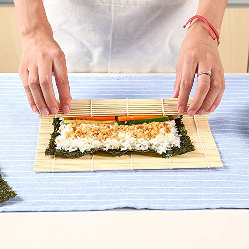 LudoPam Sushi Making Kit, Bamboo Sushi Mats and Utensils