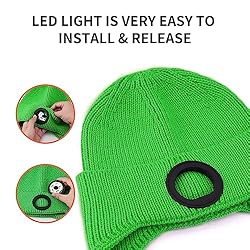 TOUCH TWO LED Beanie Hat with Light for Kids, USB