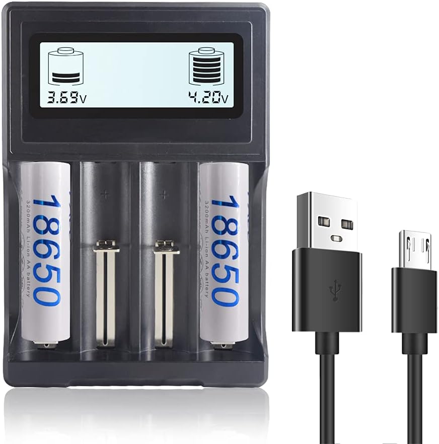 Amazon Com Palo 4 Bay Charger Fast 3 7v Li Ion Battery Charger For Home Audio Theater