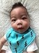 Danha Baby Bandana Teething Bib for infants and toddlers - set of 5 organic cotton drooling bib (boy)