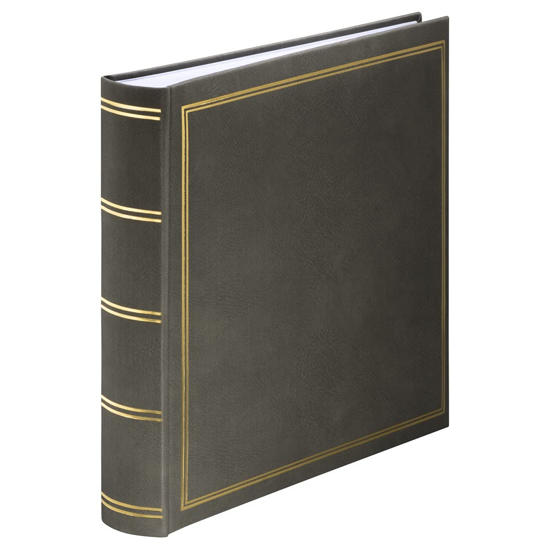 Hama Jumbo Photo Album London 30 x 30 cm (Photo Book with 80 White Pages, Album for 320 Photos to DIY and Stick) Grey