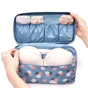 Emndr Undergarments and Innerwear Storage Bag Travel Cosmetic Pouch for Women, Toiletry Bag Organiser