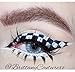 Elegant Lashes #017 Black False Eyelashes | Extra-Short, Spiky 100% Human Hair Under Lashes for Bottom/Lower Lashes