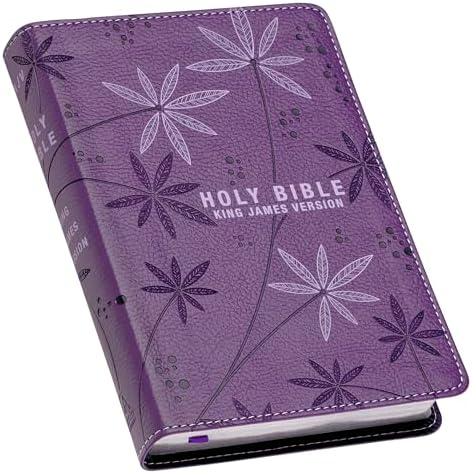 KJV Pocket Reference Edition Black French Morocco with zipper