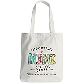 jealance Inspirational Mom Grandma Aunt Mother in Law Tote Beach Bag for Women Birthday Christmas Mothers Day