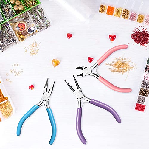 Svalor Jewelry Pliers 3 Pliers Jewelry Making Tools with Ring Opener for Jewelry Cutting