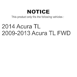 Rear Wheel Bearing and Hub Assembly Pair for Acura
