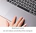 2PCS Trackpad Protector Cover for MacBook Pro 13 Inch with/Without Touch Bar Model A2159 A1706 A1708 A1989 (2016-2019 Release)
