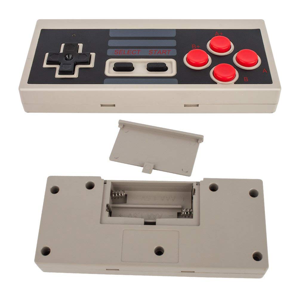 Wireless Controller Joystick for Nintendo NES Classic Mini Edition Gaming System Console with 2.4G Wireless Receiver, Portable Gamepad with Strengthenedd Button