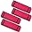 4個 レッド