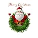 Christmas Windows Stickers Wall Stickers, 3D Santa Claus Merry Christmas Decoration Removable Wall Sticker Festive Children Decor Holiday Door Window Decoration