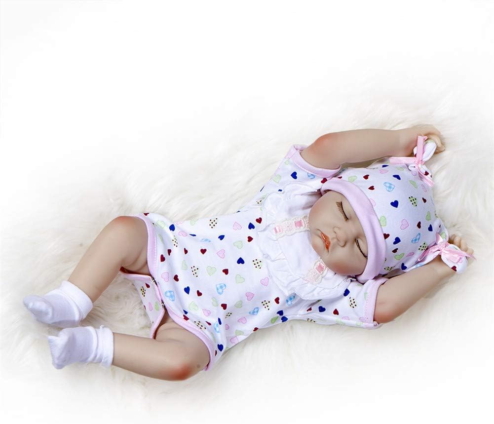 Prezzo Ziyi Simulazione Reborn Bambini Ragazze Bambole Morbido Silicone Vinile realistici Piccoli Occhi Chiusi a Mano per i Regali Giocattoli per Bambini, 20 Pollici 50 cm,199 Offerte