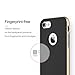 iPhone 7 Case, ROCK [Royce Stand] - Black & Champagne Gold [Ultra Thin] [Kickstand] [Metal Texture Side Buttons] [Dual Layered] [Slim Fit] [Hard PC + Soft TPU] for Apple iPhone 7 (2016)