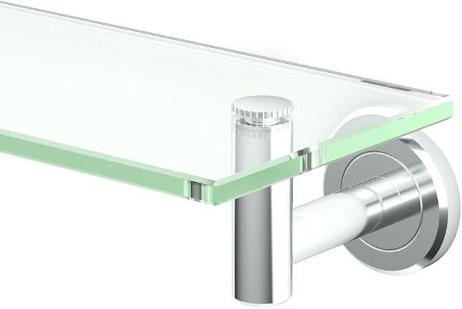 Gatco 4246 Latitude Ii Glass Shelf Chrome Mounted Bathroom