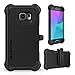 Ballistic Galaxy S6 Case [Tough Jacket Maxx] Heavy Duty Six-sided Drop Protection [Black] 8ft Drop Test Certified Case, Rugged Case Built In Screen Protector With Holster for Samsung Galaxy S6