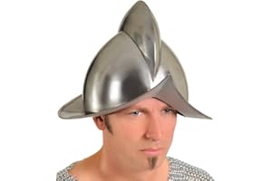 AnNafi® Spanish Comb Morion Boat Medieval Helmet Replica - 20 Gauge Steel