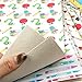 David Angie Back to School Theme Faux Leather Fabric Sheet 10 Pcs 8