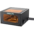 Creality Laser Engraver Enclosure 2.0 with Vent, Fireproof and Dustproof Laser Cutter Protective Cover 28.3x28.3x15.7in with Fan and Pipe, Fits for Most Laser Engraver, Against Smoke, Odor, Noise