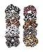 GOVEA Hair Scrunchies | Pack of 10 Velvet scrunchies for hair with FREE Organizer bag | Modern fashion hair accessories for women or girls | Ten different designs of hair ties. primary