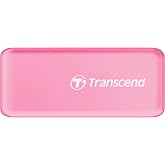 Transcend USB 3.1 SDHC/SDXC/ microSDHC/SDXC Card Reader, TS-RDF5R (Pink) | USB 3.1 Gen1, Card Viewer for SDXC, SDHC, SD, micro SD, TF, UHS-I Cards, Pink
