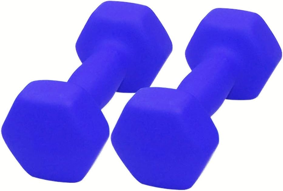 Home Fitness Dumbbell Combos - Non-Slip, Hex Shape, Free Weights Set Muscle Toning, Strength Building