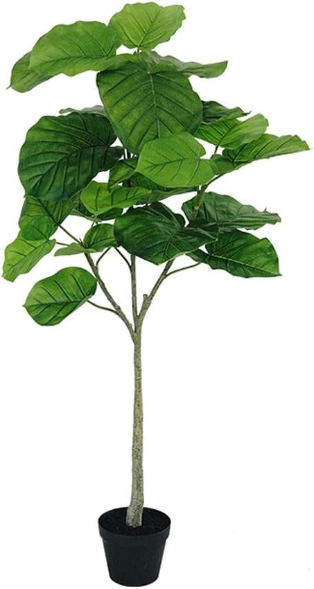 Amazon 人工観葉植物 家の装飾のための人工木 大きな背の高い屋内屋外装飾 現実的な緑豊かな緑の葉 ホームオフィスの庭の装飾 人工木 偽の木 シ サイズ 1cm B 人工観葉植物 オンライン通販